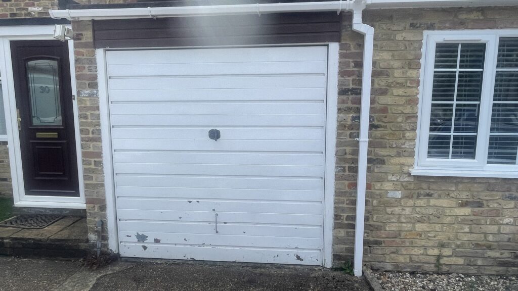 1970's garage door - before
