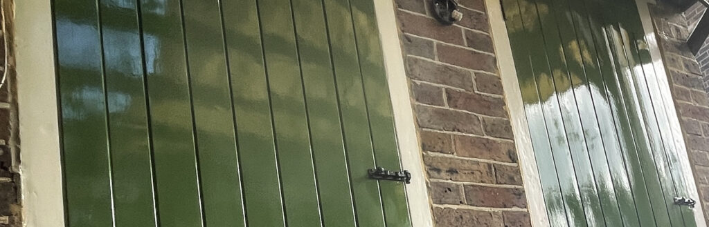 Edwardian outhouse doors cover image