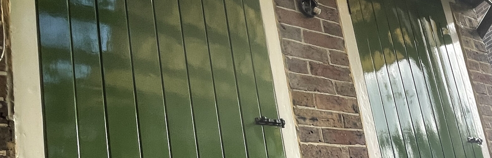 Edwardian outhouse doors cover image